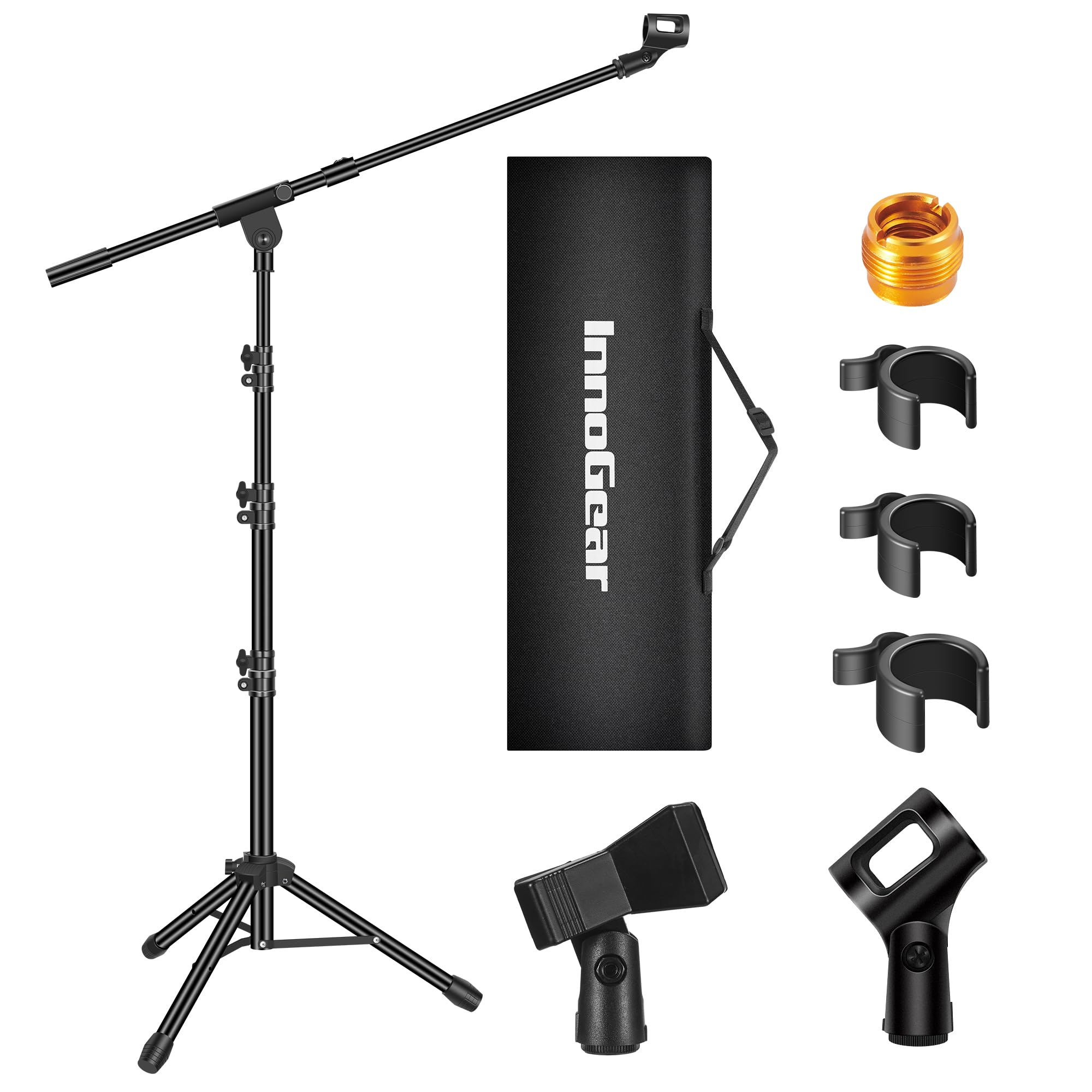 InnoGear Boom Arm Microphone Stand, Max Load 4.4 Lbs Maroc