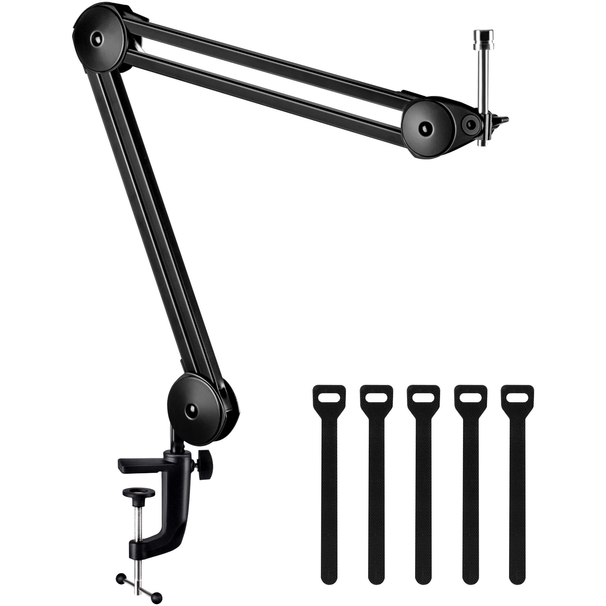 Mic Boom Arm Stand, Microphone Arm Stand Desk-Mounted Suspension Boom, Mic  Arm