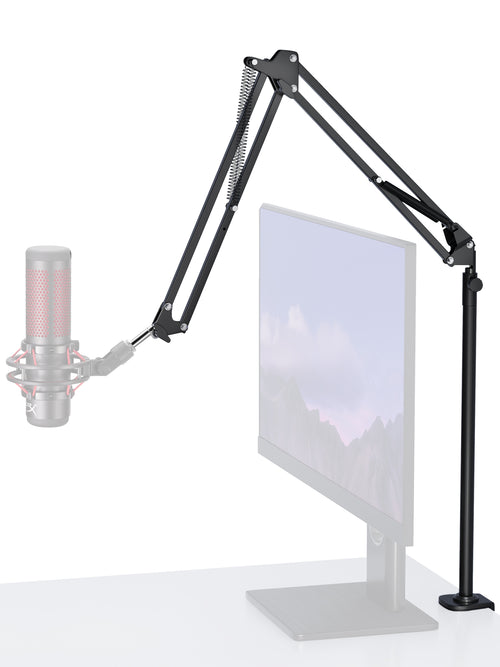 InnoGear Support de microphone de bureau, support de micro réglable avec  bras perche, compteur de poids de 0,4 kg, clip pour micro et adaptateur à  vis de 0,95 cm à 1,5 cm