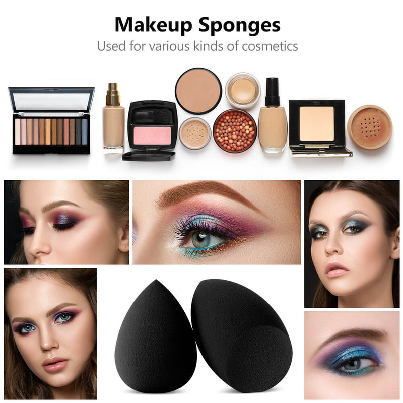 Powder Puff, Beauty Sponge Dry Wet Use Round Tip Shape Facial Cosmetic  Powder Puff For Application BB Cream Liquid Found