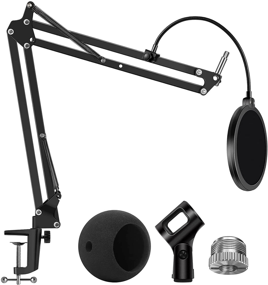 InnoGear Microphone Stand, Mic Windscreen and Mic Pop Filter Set