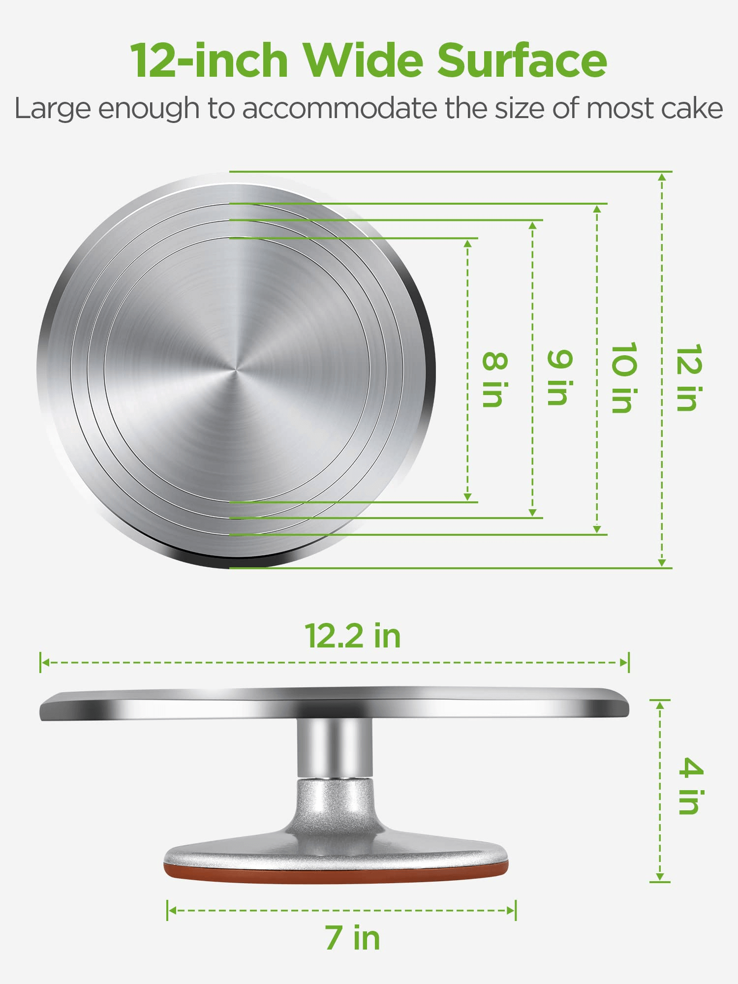 Aluminium Cake Stand, Shape: Round at Rs 300/piece in Moradabad | ID:  12509318848