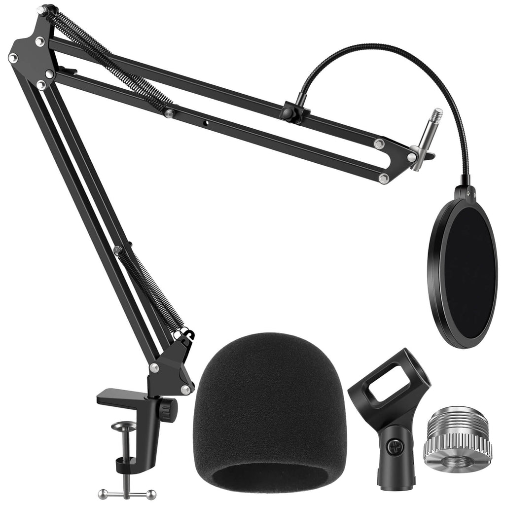 Blue Yeti Microphone with outlets Arm