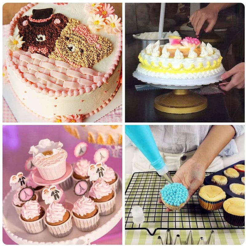 Piping Bag and Tips Cake Decorating Supplies Kit Baking Supplies Cupcake  Icing | eBay